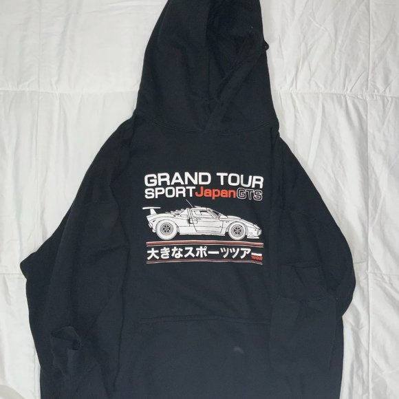 Brandy Melville / John Galt Black Christy Grand Tour Hoodie (Japanese Race Car) - Picture 2 of 4